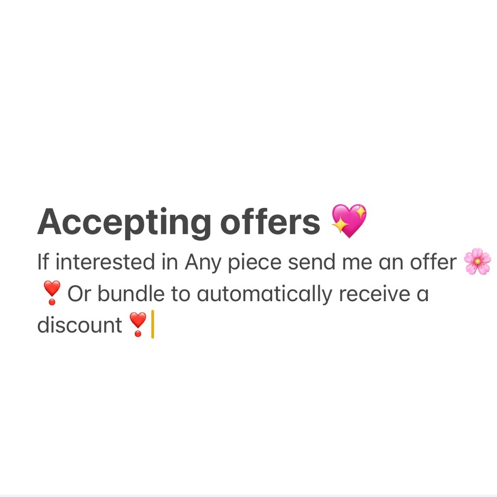 - ACCEPTING OFFERS